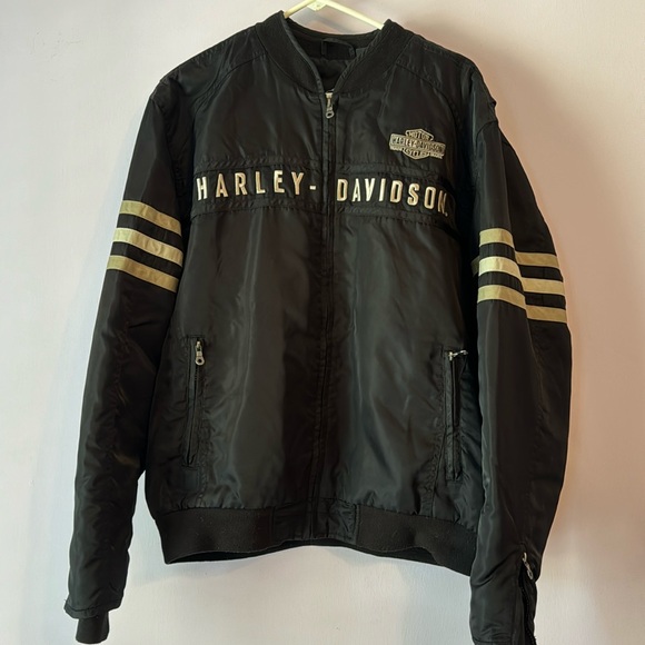 Harley Davidson Genuine Motorclothes - Medium Weight Riding Jacket - Mens Large - Picture 1 of 7